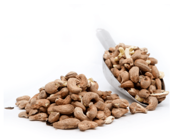 كاجو بالقشرة