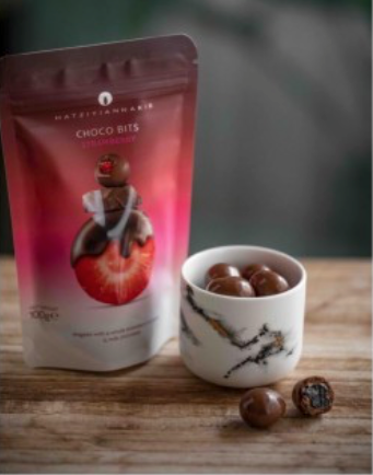 ملبس فراولة شوكولاته الحليب 100 جم