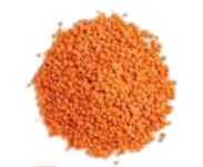 عدس احمر مجروش