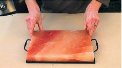 لوحة تقطيع السلطة من ملح الهملايا وردي 39