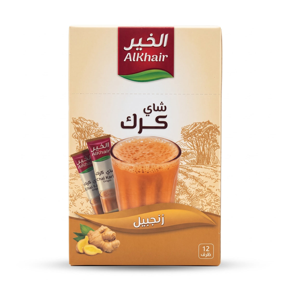 شاي كرك بالزنجبيل 12 ظرف